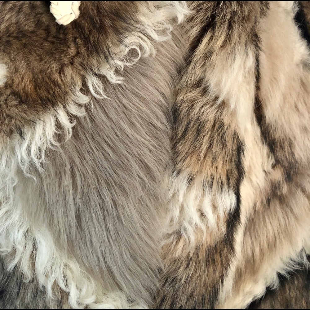 NWT! $6500 Ralph Lauren Purple Label Collection Shearling Fur Vest, Sz Large - Picture 8 of 15